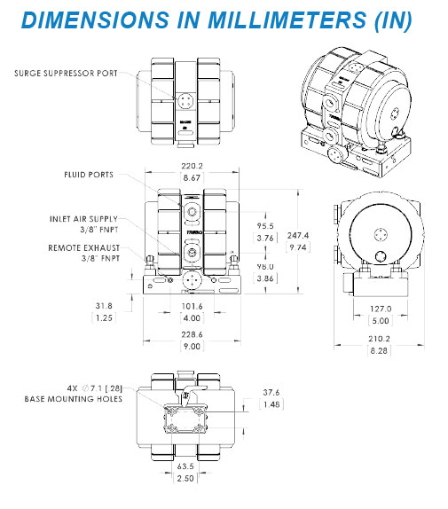 MAXIM 50 尺寸图